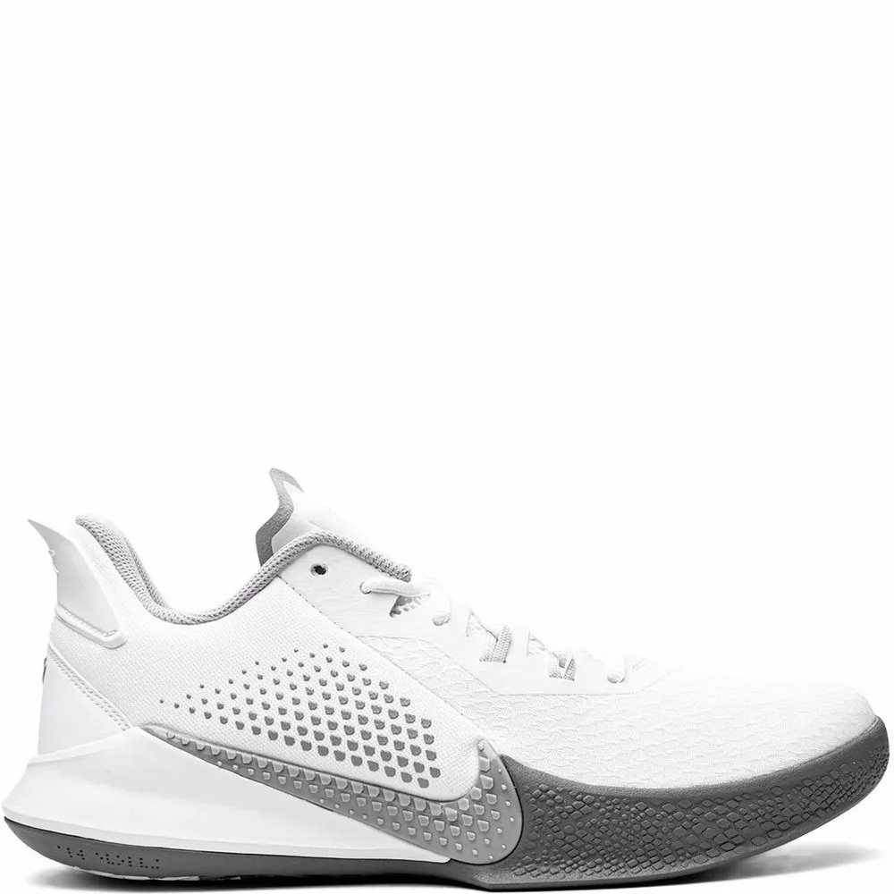 Nike MAMBA FURY WHITE WOLF GREY Men's Athletic Shoes SIZE 13 Kobe Bryant